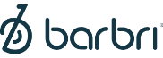 Logo for Barbri in greyscale