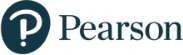 Logo for Pearson in greyscale