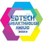Edtech breakthrough awards 2023 badge