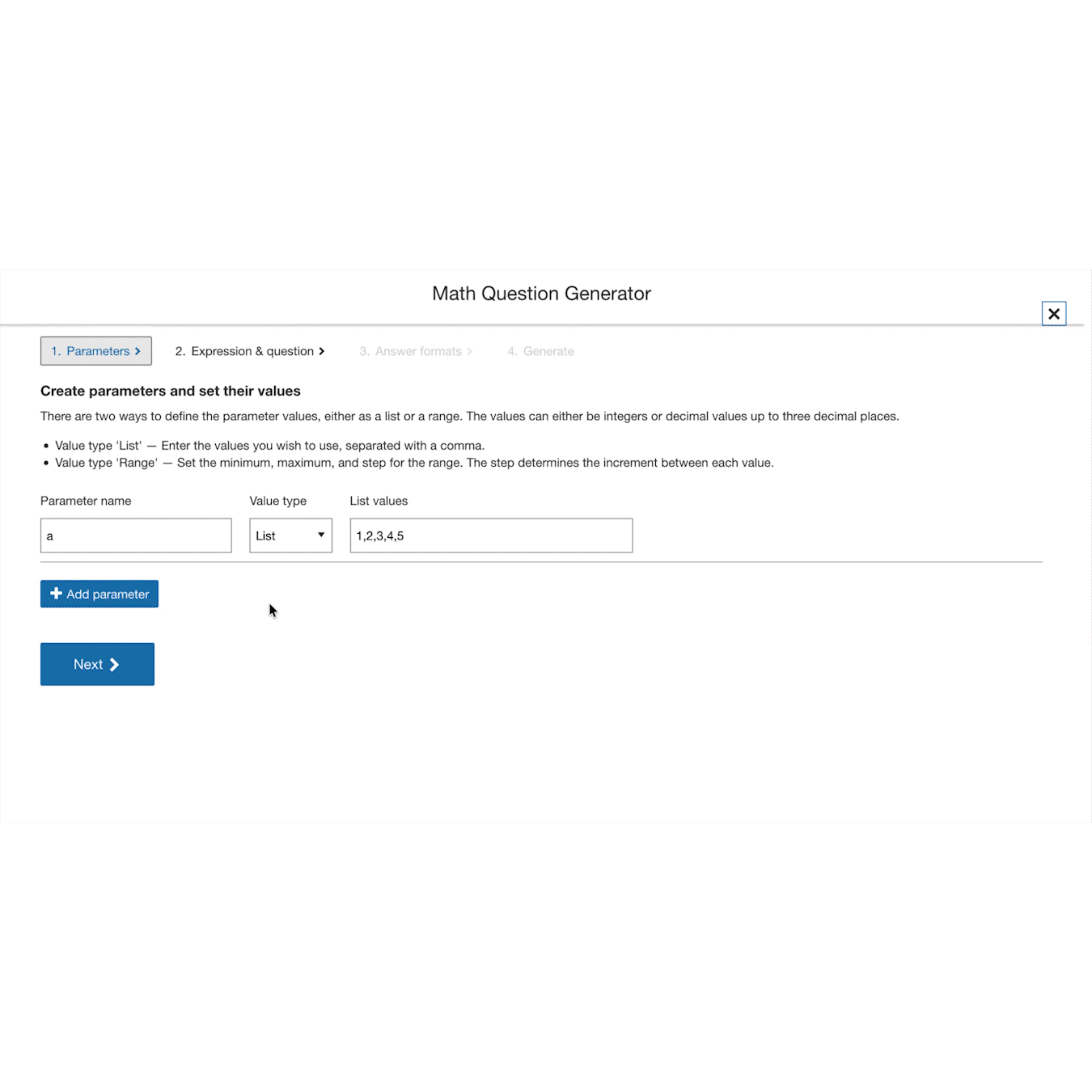 Math assessment tools for authors & learners