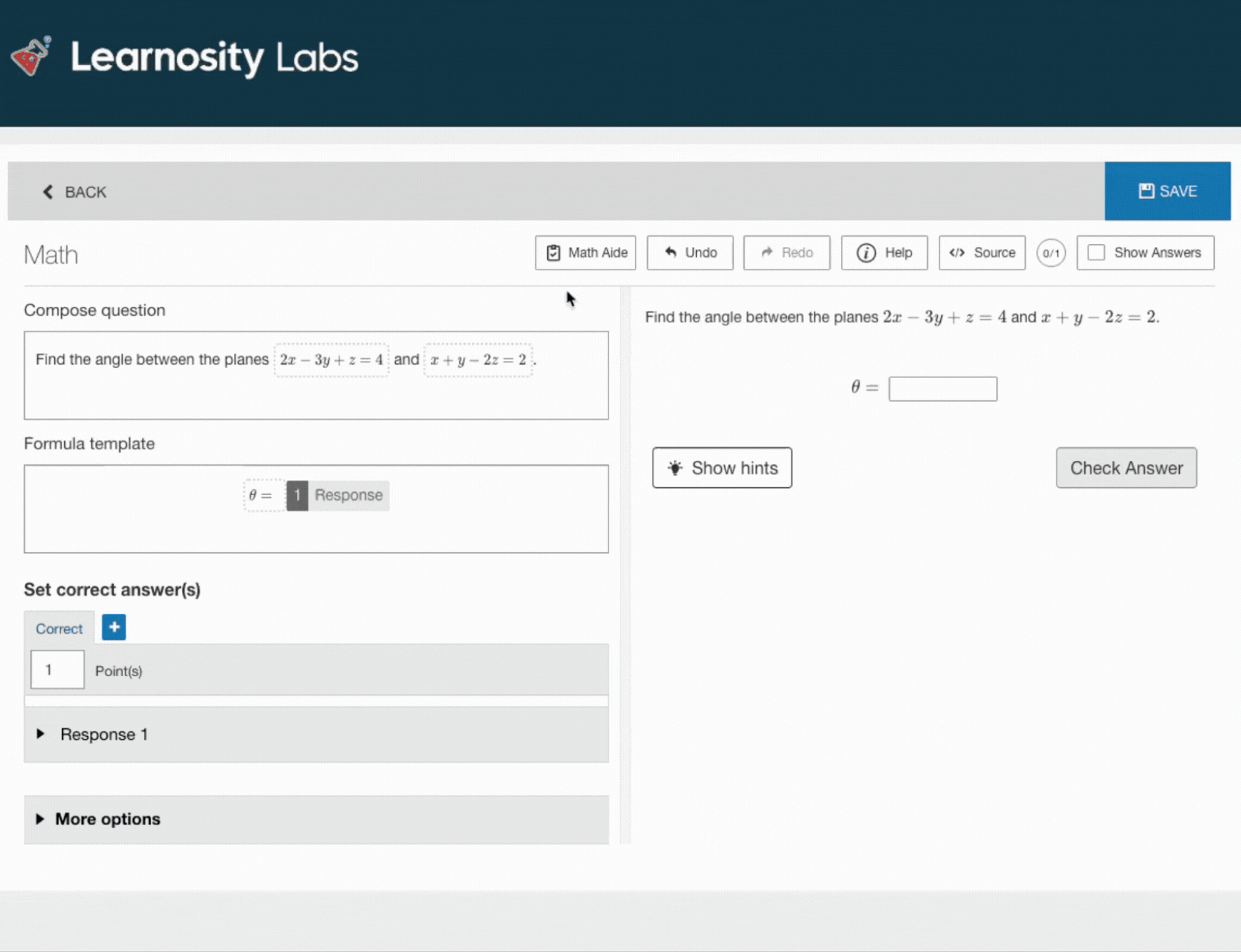 AI-generated worked solutions